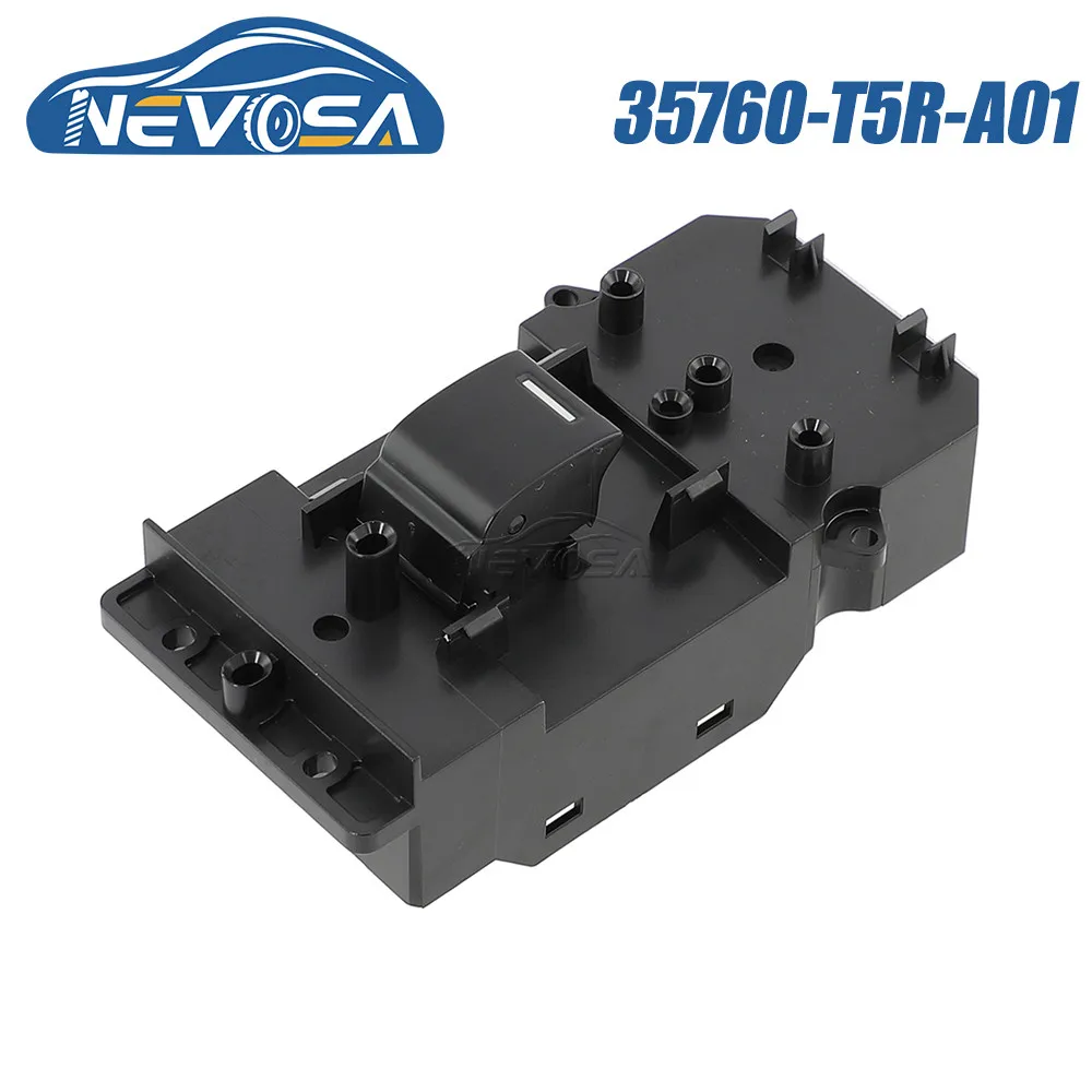 

NEVOSA 35760-T5R-A01 For Honda Fit Jazz HR-V 2015 2020 Power Window Lifter Control Switch Front Right Single Door Glass Button