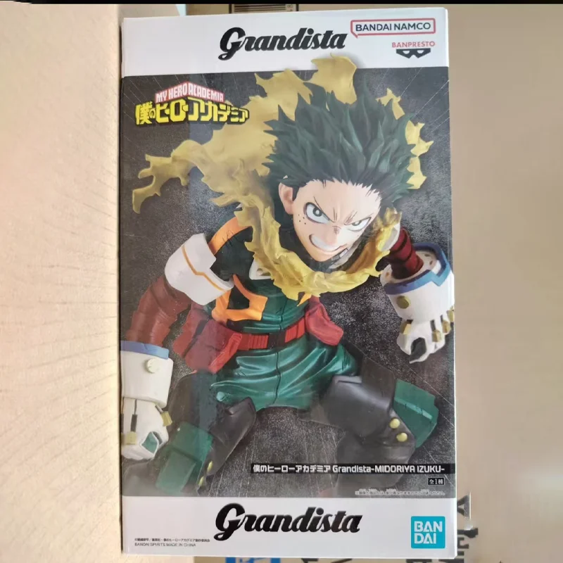 

[Genuine Original] Bandai Banpresto My Hero Academia Grandista Midoriya Izuku PVC Anime Figure Model Collector Figurine Doll Toy