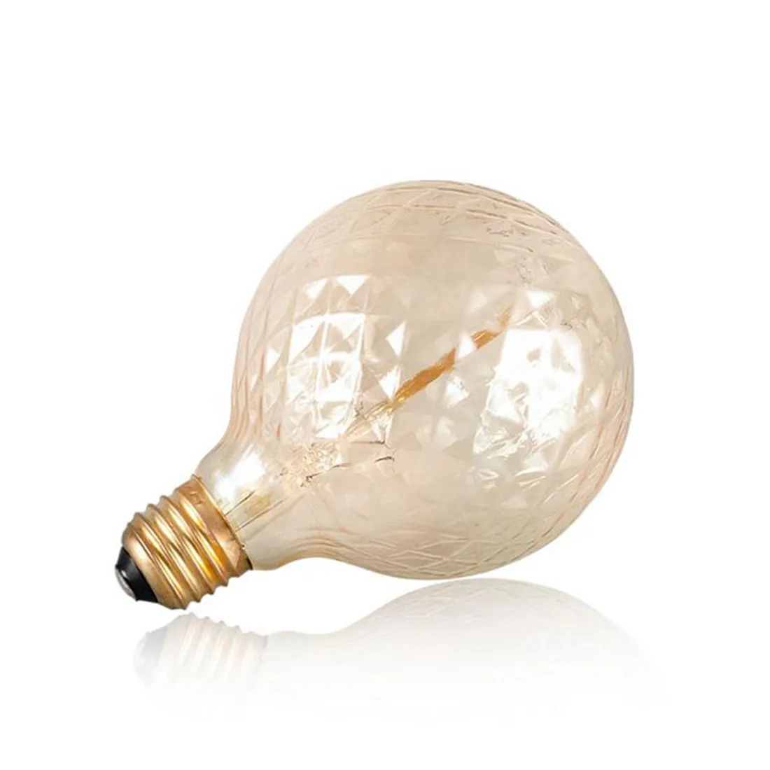 1/3/6/9pcs Pack G95 Pineapple Bulb Retro Edison Lamp Dimmable 40W 2300K Decorative Filament Bulbs for Restaurants Cafes Bar