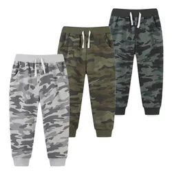 Child Pants For Boys Camouflage Casual Trousers 2-7Y Spring Kids Drawstring Waist Soft Clothes Kids Fashion Sweatpants