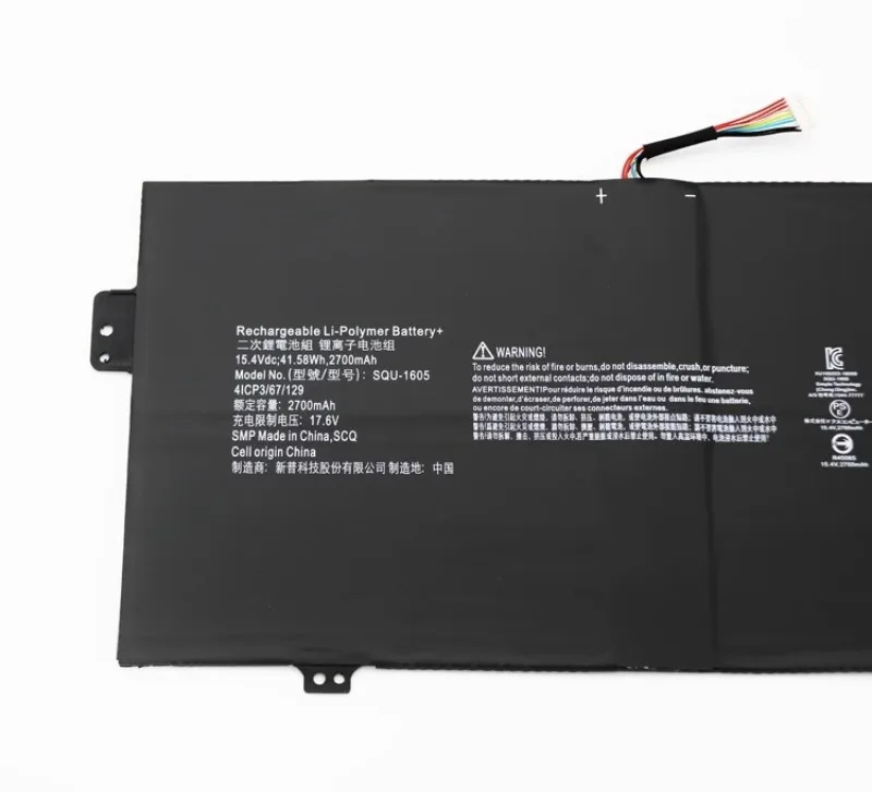 에이서 스위프트 S7-371 SF713-51 SQU-1605, 15.4V, 41.58wh, 2700mAh 노트북 배터리