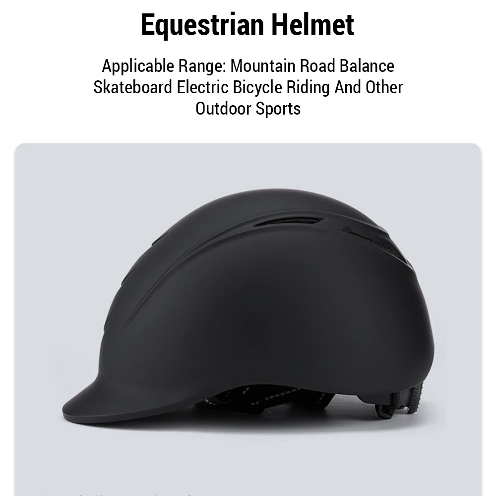 Equestrian Helmet Horse Riding Helmets for Women Men Youth Horseback Riding Helmet Light for Road Skateboard Electric Bicycle