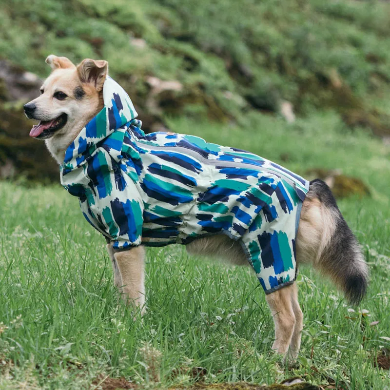 Chubasquero con estampado de mascotas, impermeable, Material de poliéster con capucha, Poncho envolvente de cuerpo completo, todas las tallas, ropa para perros y gatos, ropa para mascotas, novedad de verano