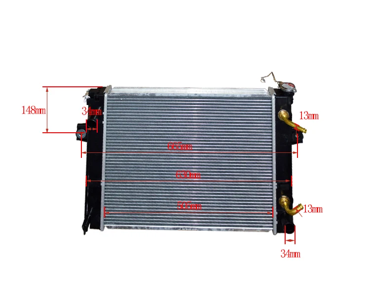 Forklift Parts Supplier, Forklift 8F30/4Y1DZ Radiator 16450-26600-71