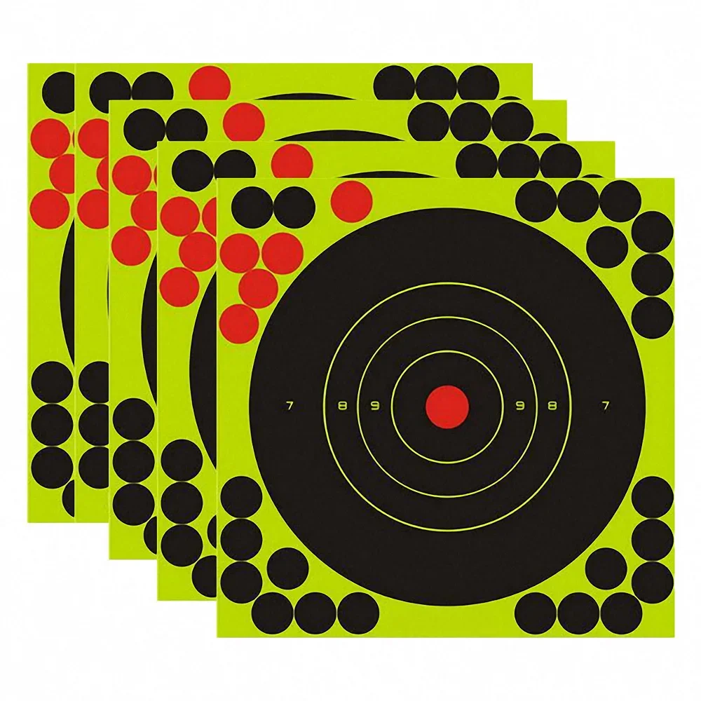 Pegatina adhesivo reactivo objetivo para tiro vista pistola - imagen 5