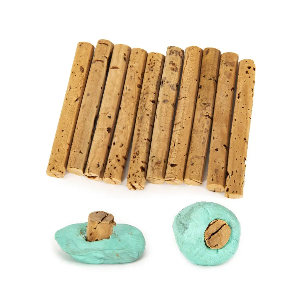

10pcs Outdoor Fishing Diameter 6mm & 8mm Cork Wood Float Sticks Granular Lures Feeder Bait Carp Fish Tackle Tool Accessories