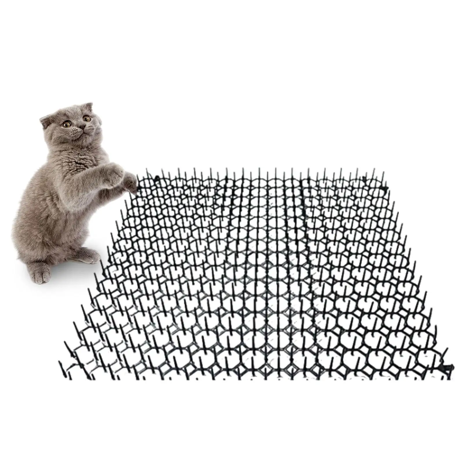 Anti Cat Repellent Cat Scat Mat 34x42cm Lightweight Protective with Sturdy PP