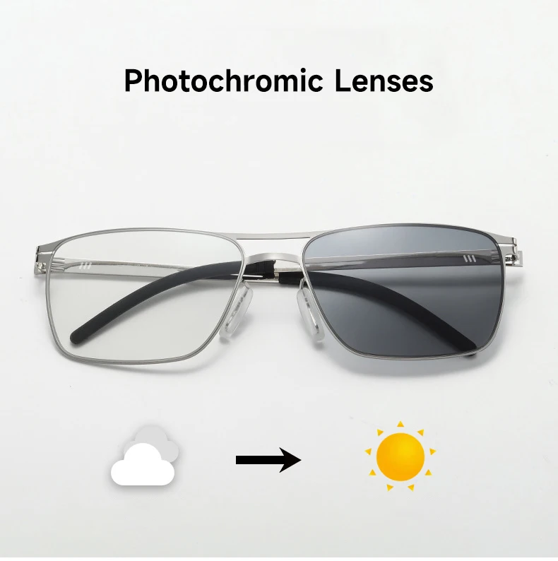 Neue Photochrome Anti-blau Licht Lesebrille Männer Frauen Hohe Qualität Blockieren Blau Licht Leser Doppel Brücke Brillen – Detail 3