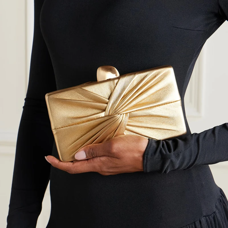 حقيبة كلاتش سهرة من ليس نوت للنساء، حقائب يد ومحافظ فاخرة بتصميم جديد لعام 2025، مصنوعة من مادة البولي يوريثان، مزينة بالترتر، وسلسلة صغيرة، وحقيبة كتف جودة عالية ًالشحن مجانا وصول الشحن السريع #3