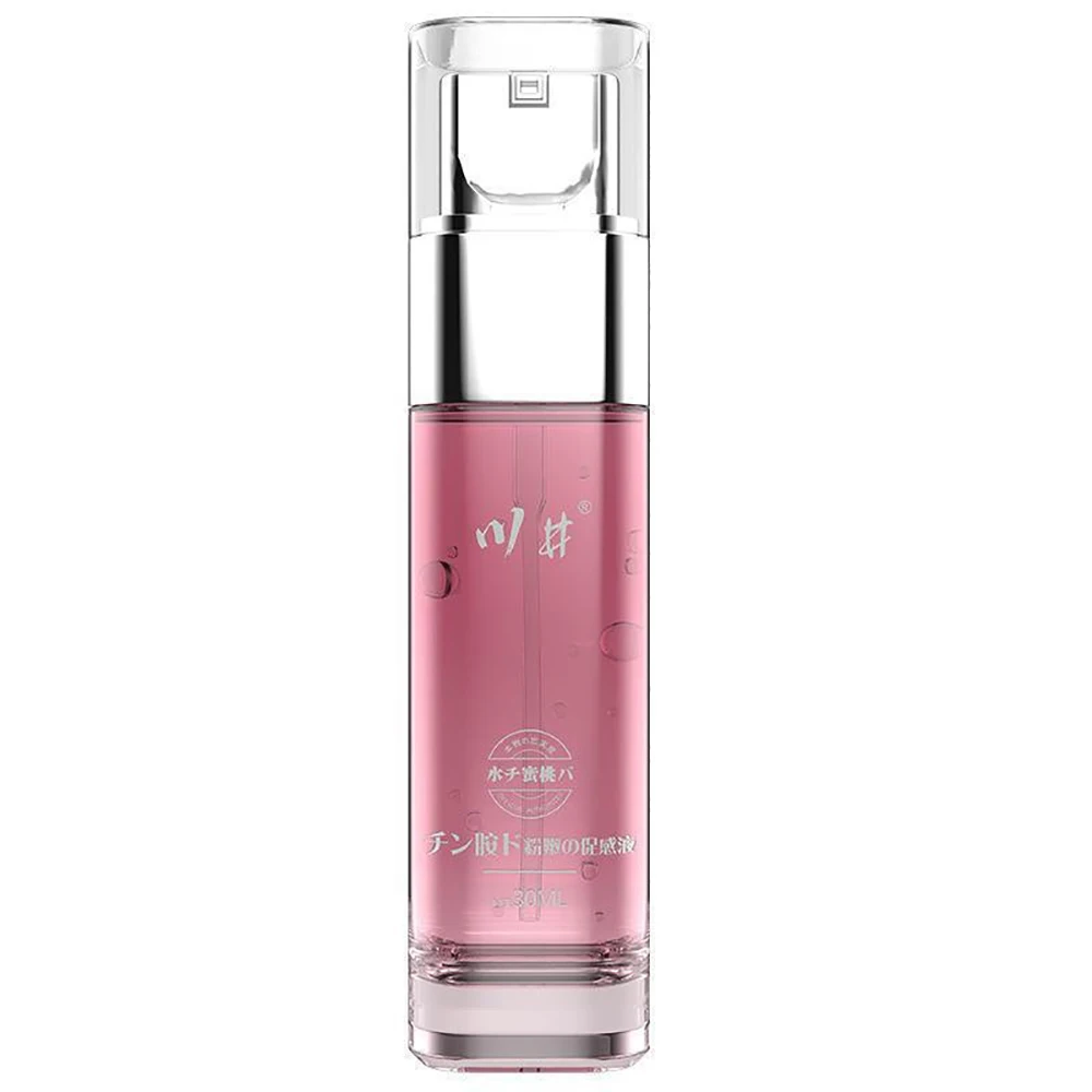Portable 30ml Peach Flavor External Intimate Care Liquid Soft Mild Formula Long-lasting Fresh Scent Easy Application Safe 4