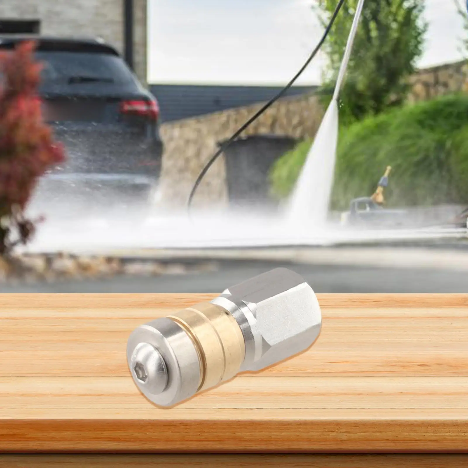 Nosel Kualitas Tinggi Peralatan Listrik Nosel Pembersih Pipa Suku Cadang Mesin Cuci Tekanan Hidup Luar Ruangan IG untuk Pembersih Tekanan Tinggi