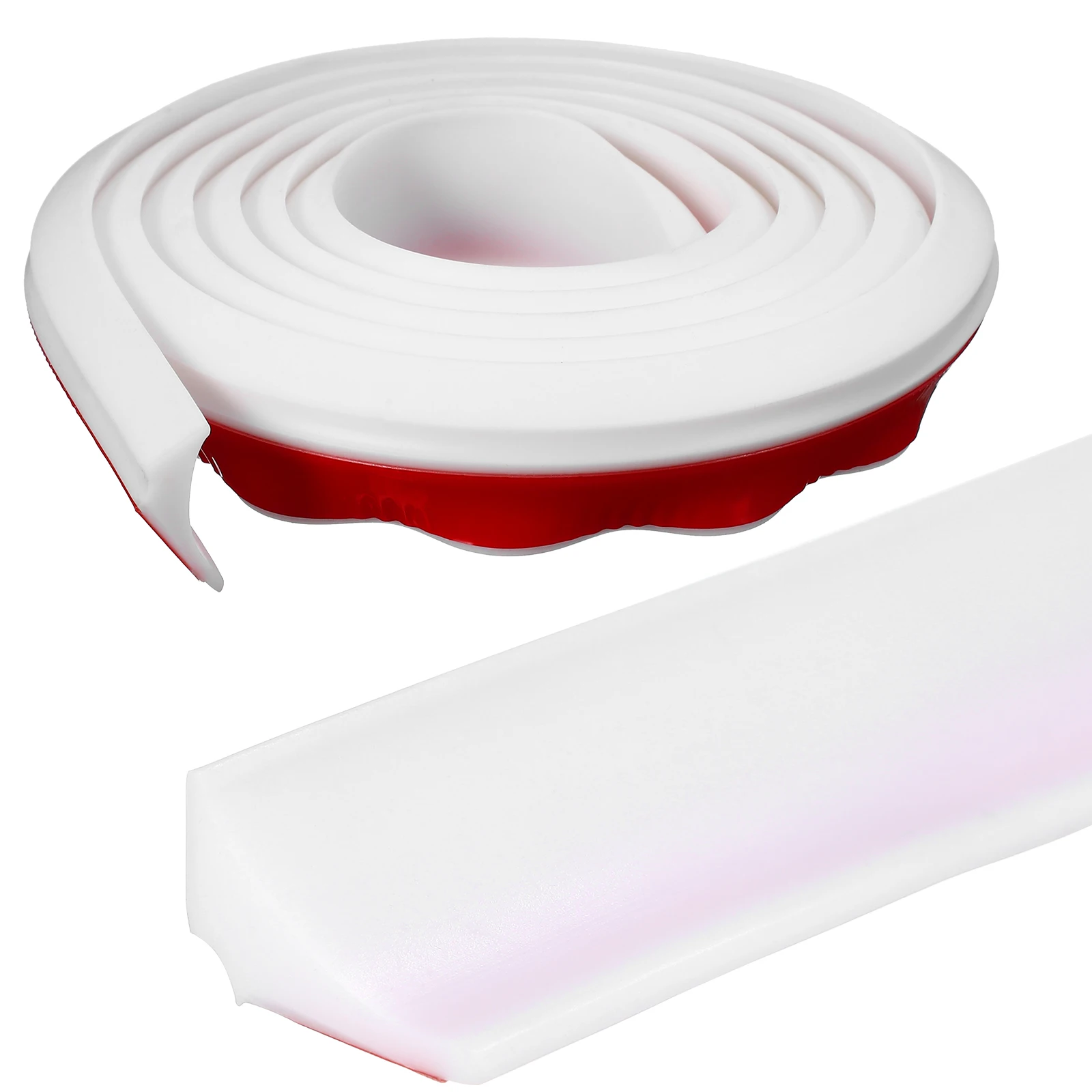 

Shower Water Barrier Silicone Rubber Seal Strip Universal Size Easy Installation Bathroom Kitchen Edge Guards