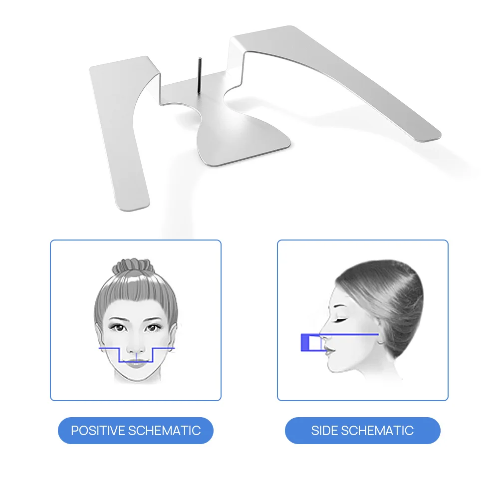 

Dental Orthodontic 3D Occlusal Maxillary Casting Jaw Fox Plane Plate Complete Denture Aluminum Alloy 3 Dimensional Jaw Plate