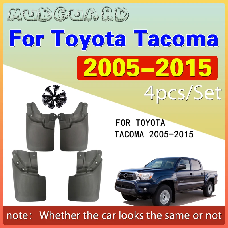 

MudFlaps For Toyota Tacoma Takuma 2005-2015 Mud Flap Splash Guard Mudguards Front Rear Fender Auto Styline Car Accessories