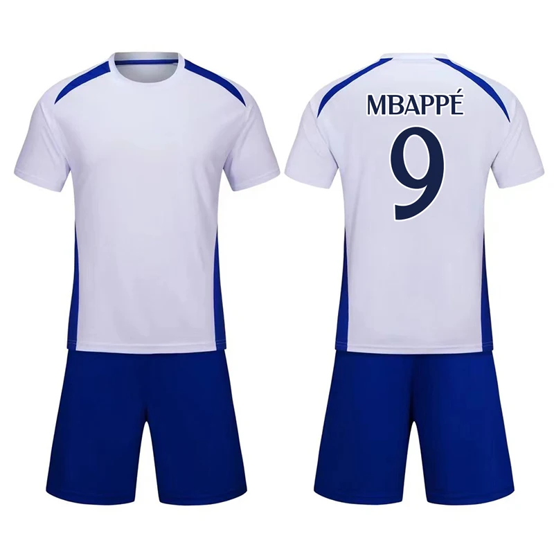 Futebol Shirt Sets Kids Soccer Jerseys Suit Boys Football Uniforms Soccer Kit Children Girls Sportswear Clothing