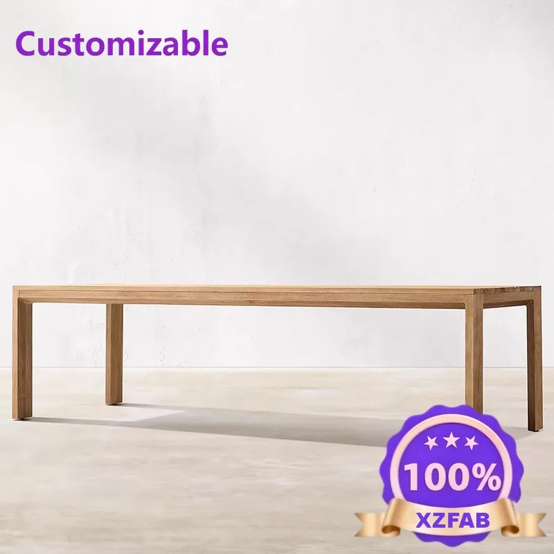 Factory Direct 2026Customizable outdoor tables and chairs made old teak casual