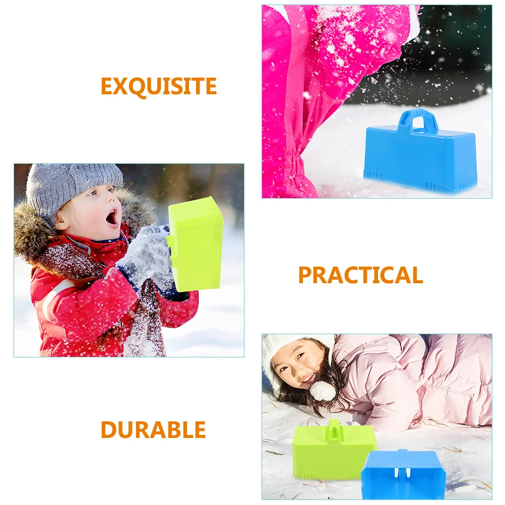 3 Pcs Children’s Toys Snow Portable Molds for Kids Outdoor Blocks Ages 8-12 Snowman Toddler