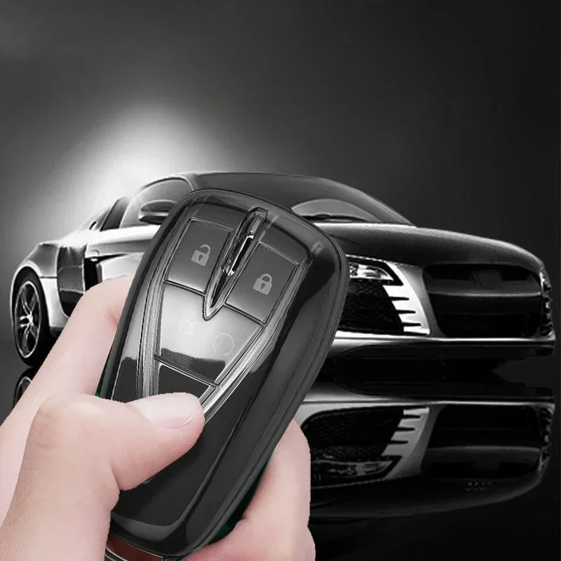 Cover Shell Car Accessories Transparent Tpu Car Key Case  for Changan UNIT UNIK CS35PLUS CS55 PLUS CS75 PLUS Oshan X5