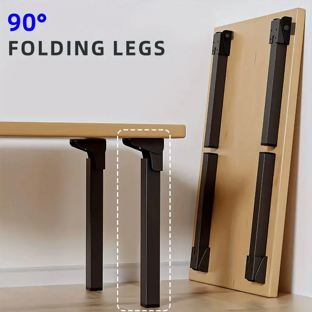 Metal Furniture Feet Adjustable Removable Metal Legs Durable Multi-purpose Computer Desk Foot Home Office Coffee Table