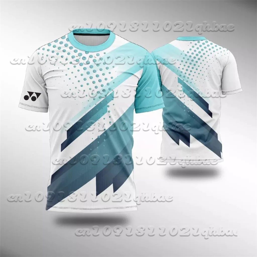 

Sports T-shirt, Casual Men's T-shirt, Badminton, Sports Running, 3D Printed Quick Drying Sports Short Sleeved Motorcycle Suit
