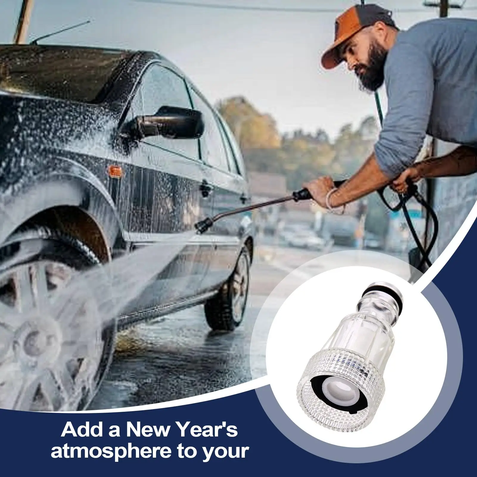 المحمولة ارتفاع ضغط غسالة السيارات مدخل تصفية موصل واجهة غسالة موصل 6 "واجهة