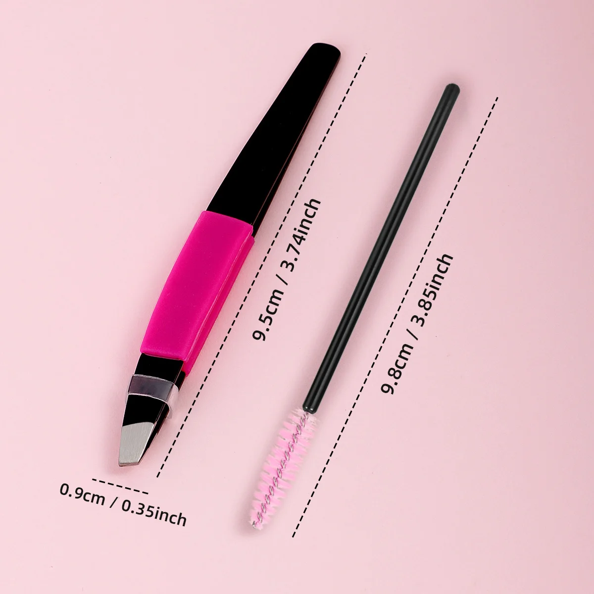 Set di clip e pettini per sopracciglia professionali da 2/3 pezzi: clip in silicone, pettine a spirale, ideale per la toelettatura di sopracciglia/barba, strumenti professionali per la bellezza degli occhi