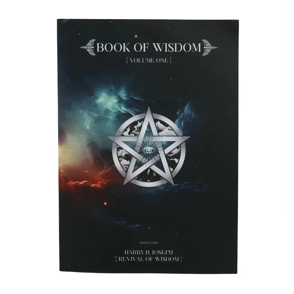 Picture 5: BOOK OF WISDOM Themed Notebook with Wisdom Eye Cover for Self Reflection and Philosophy Learning