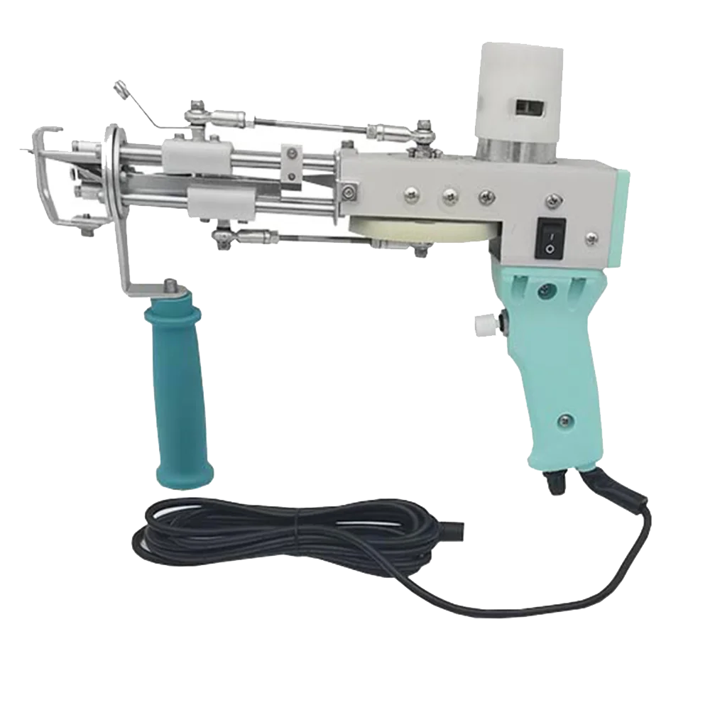 Electric Carpet Tufting Gun Hand Gun Weaving Machine Professional Flocking Machines Cut- Pile Device Industrial Embroidery Tool