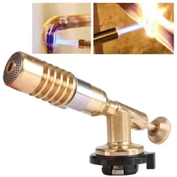 Portable Welding Torch Blowtorch Copper High Temperature Brass Gas Torch Brazing Solder Welding Plumb Gas Burner Welding Tools