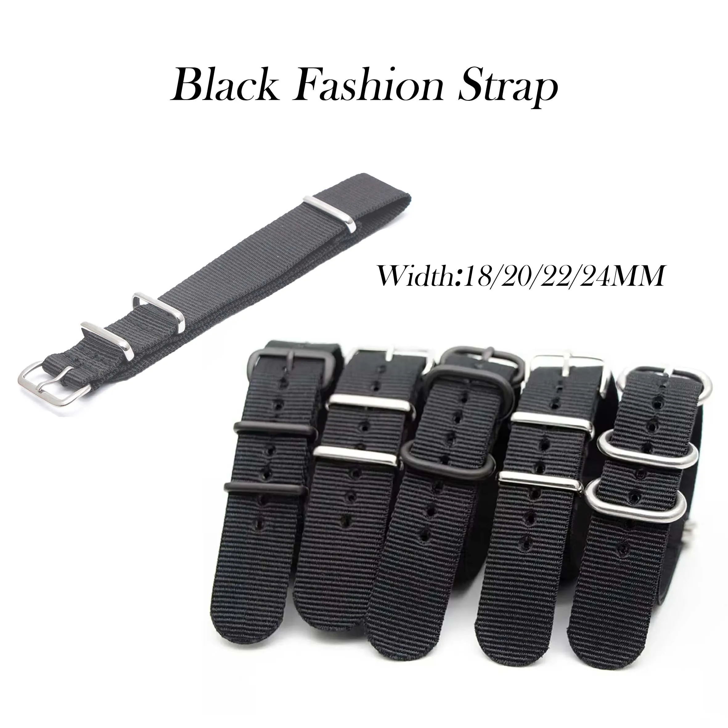 أسود مضلع النايلون في الهواء الطلق وظيفية الرياضة استبدال حزام الملحقات العسكرية معصمه متعددة الوظائف #2