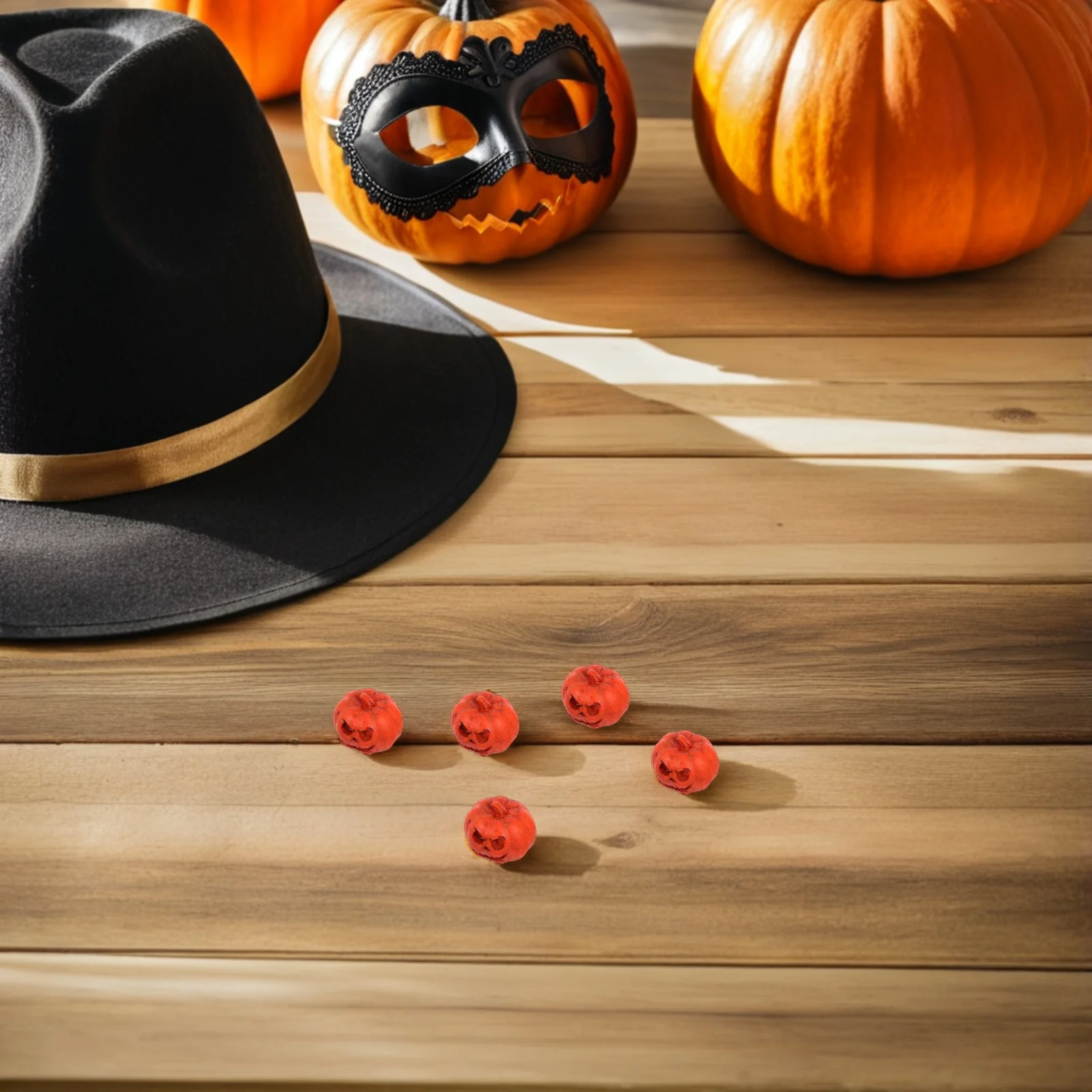 

20 Pcs Halloween Pumpkin Statue Artificial Mini for Decoration Accessories Fall Harvest Pumpkins Synthetic Resin Dollhouse
