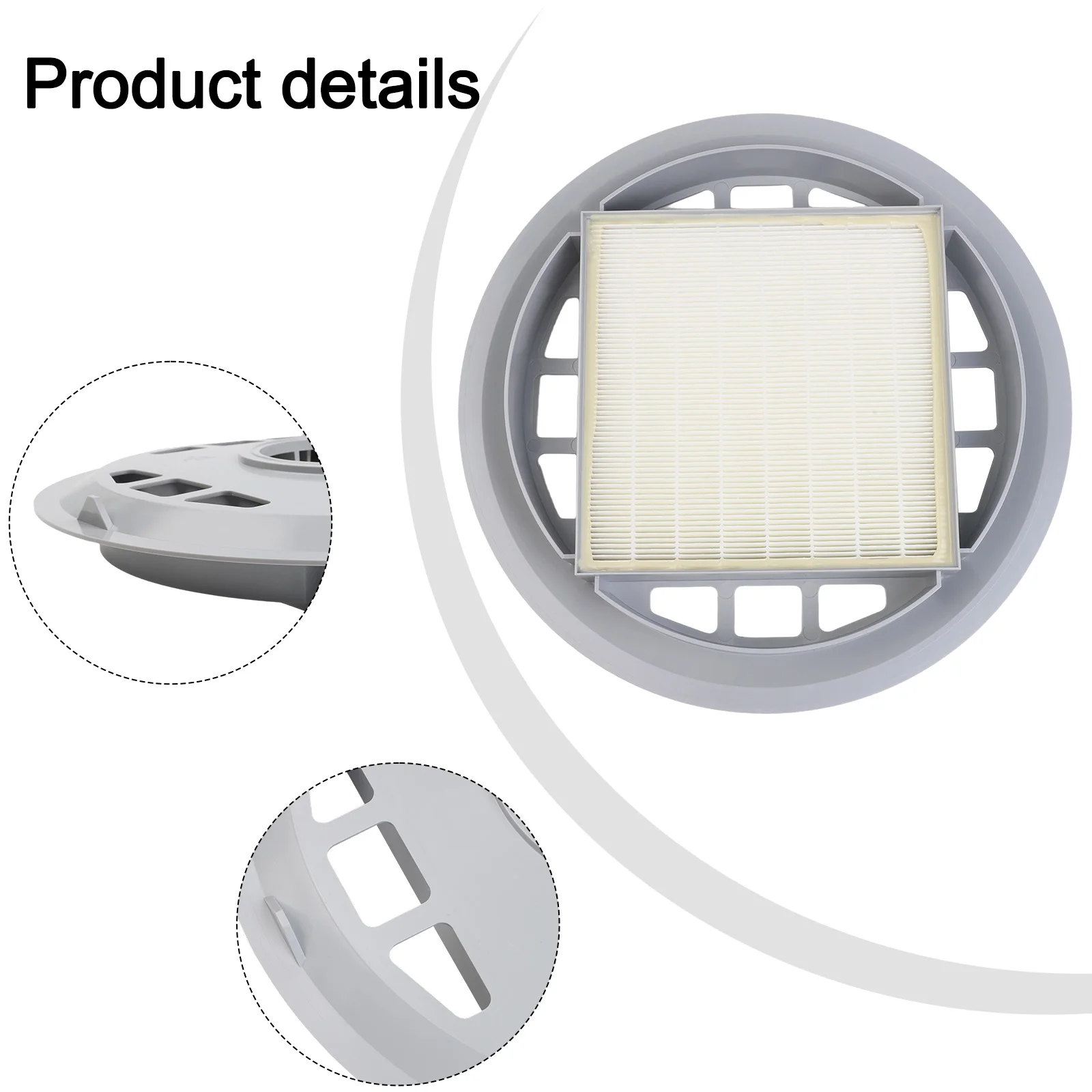 Easy Installation Vacuum Filter Appliance 42 X 40 X 7 Cm HEPA Filter 99.97 Particle for capture Optimal Vacuum Performance