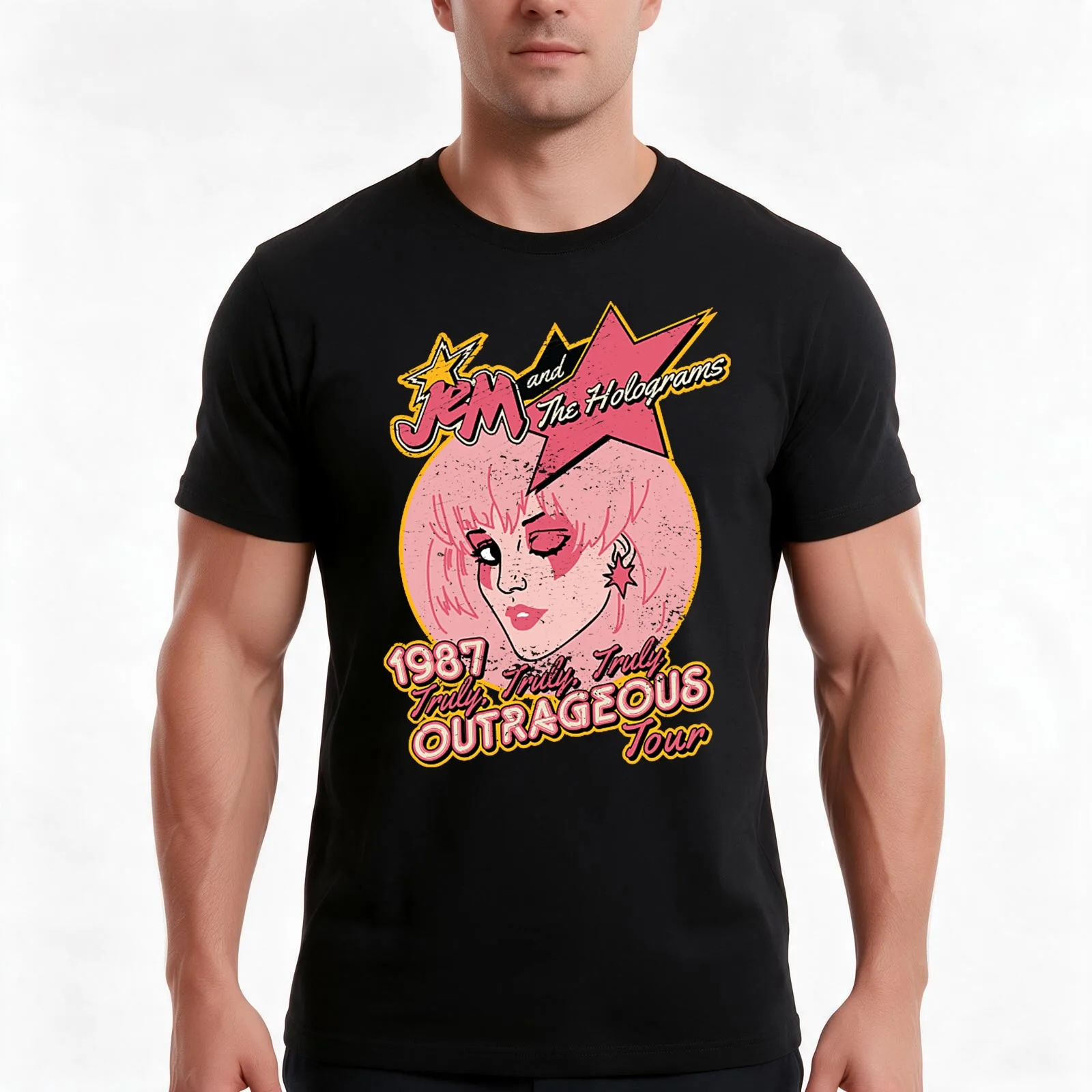 Truly, Truly, Truly Outrageous Tour T-Shirt, Summer Casual Cotton Tee, Oversized Streetwear Tops, Vintage Graphic Print