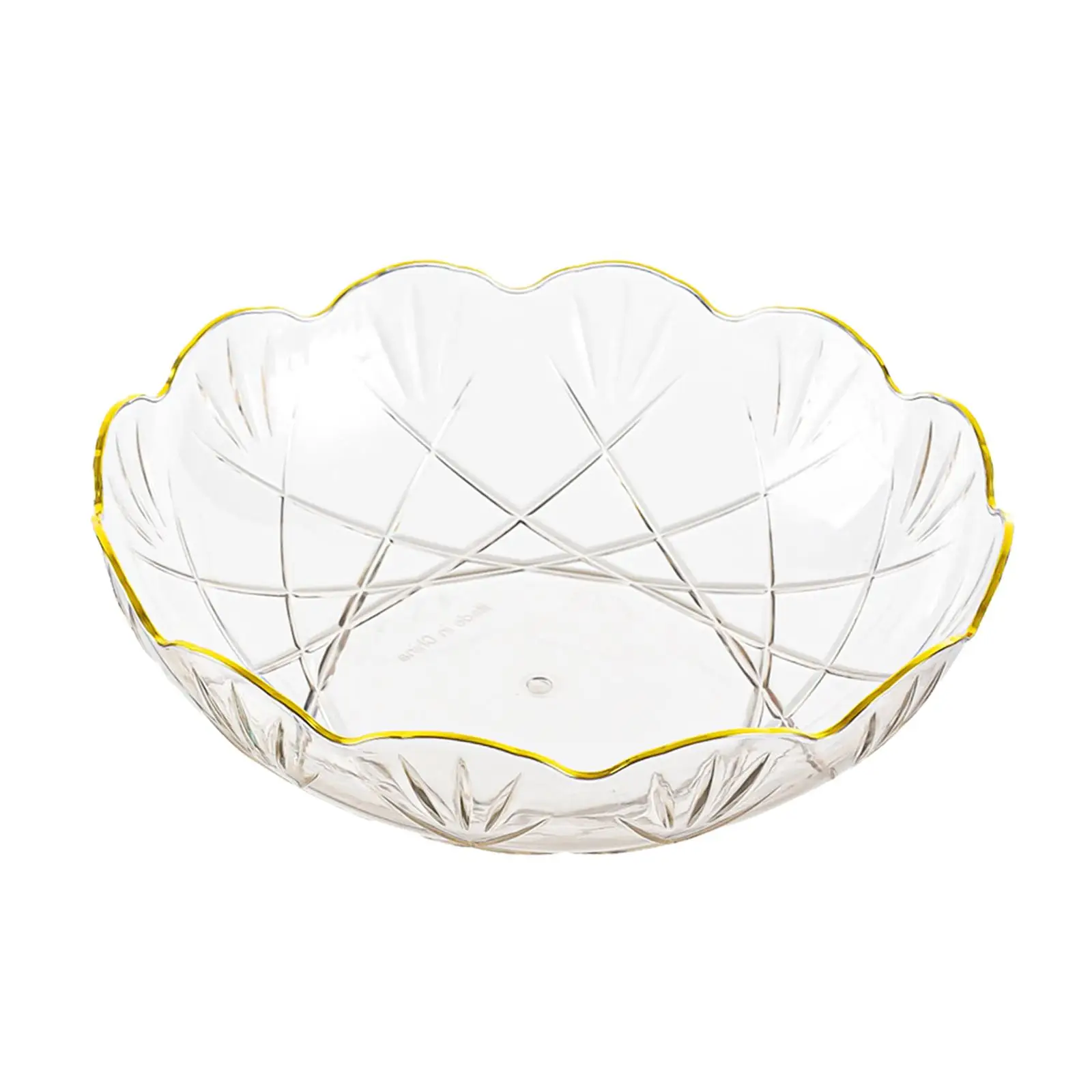 Fruit Tray Fruit Plate Decorative Stylish Multifunctional Round Serving Tray