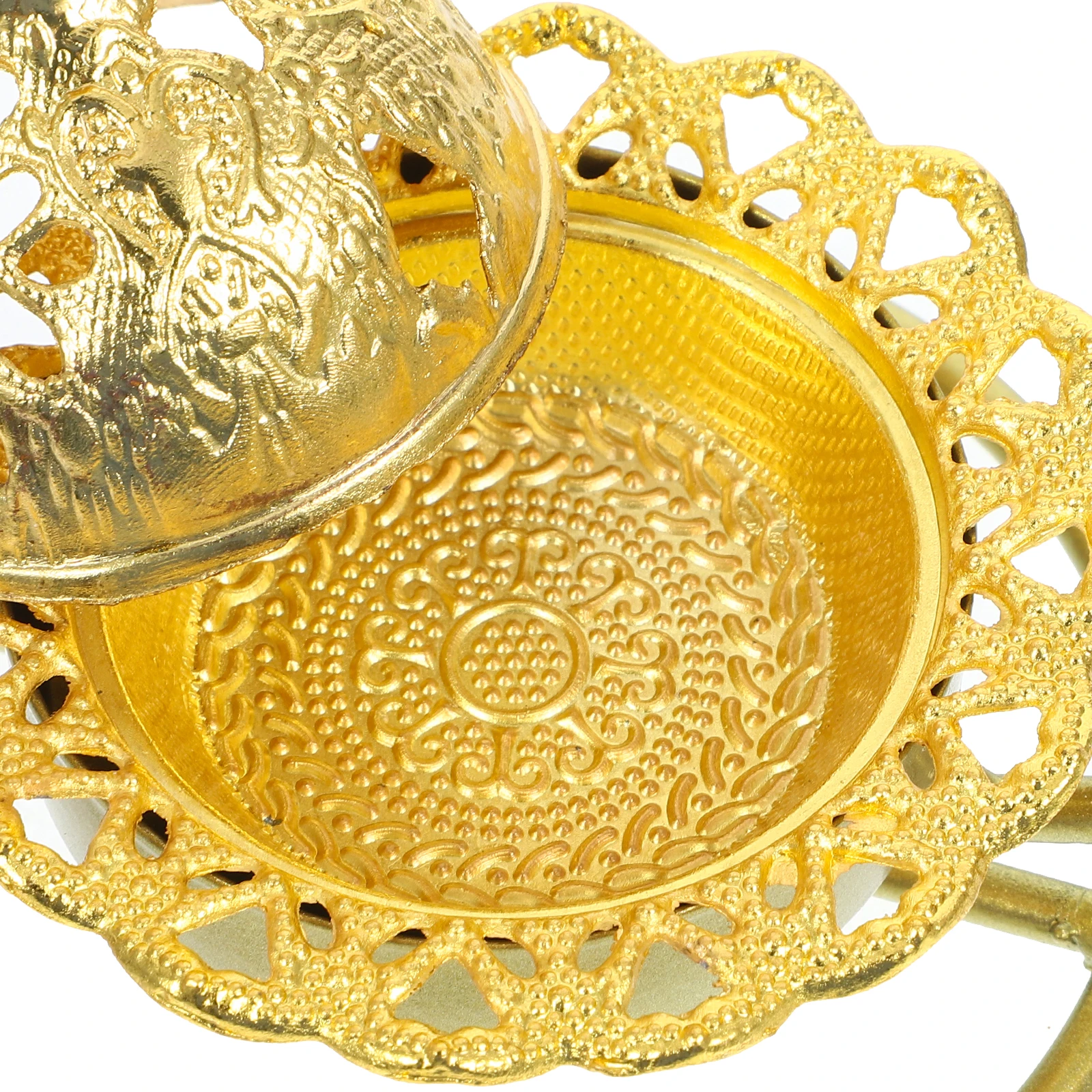 

1pc Creative Metal Incense Burner Decorative Censer Exquisite Aromatherapy Diffuser Home Bedroom Retro Middle East