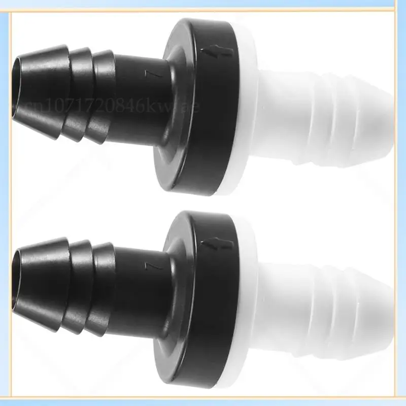 

-A60I 2 шт. 3/8 дюйма 10 мм встроенный ABS односторонний обратный обратный клапан для воды для топливного газа, жидкого воздуха