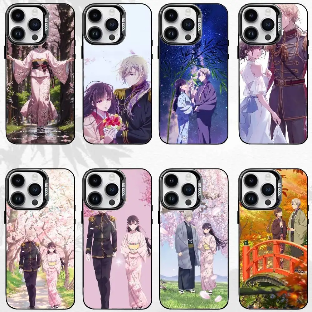 

My H-Happy marriage Phone Case For iPhone17,16,15,14,13,12,11 Plus,Pro Max Black Colored Silver Plated Inside Cover