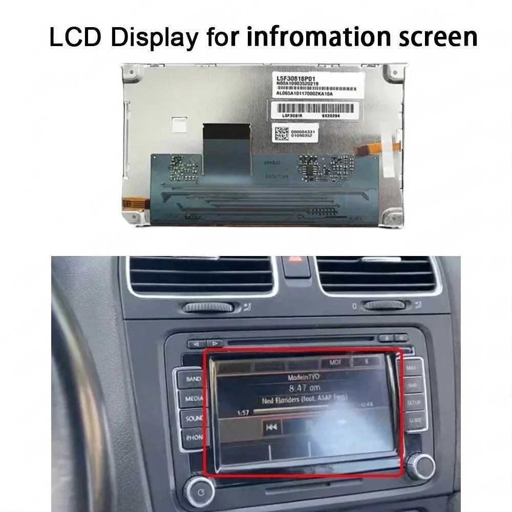 Neues Touchscreen-LCD-Display für VW/Skoda RNS510/RNS500 MFD3 Navigation C L5F30818P01/3 L5F30818T05 – Detail 3