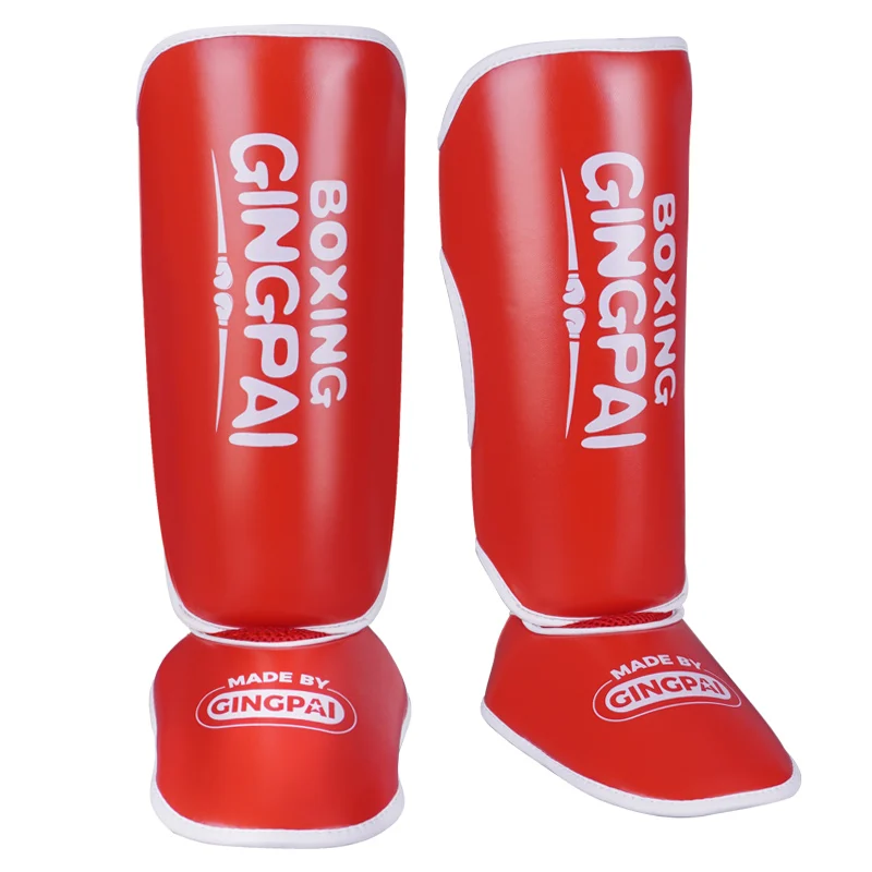 1 Paar Kinderboxen MMA Muay Thai Schienbeinschoner Kinder Kickboxen Kampfsport Kampftraining Beinschutz Schutzausrüstung – Detail 7
