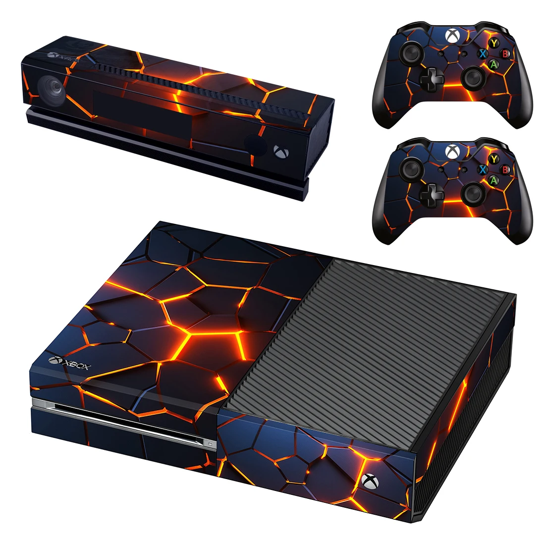 Geometry Design For Xbox One Skin Sticker Cover For Xbox One Console and 2 Controllers