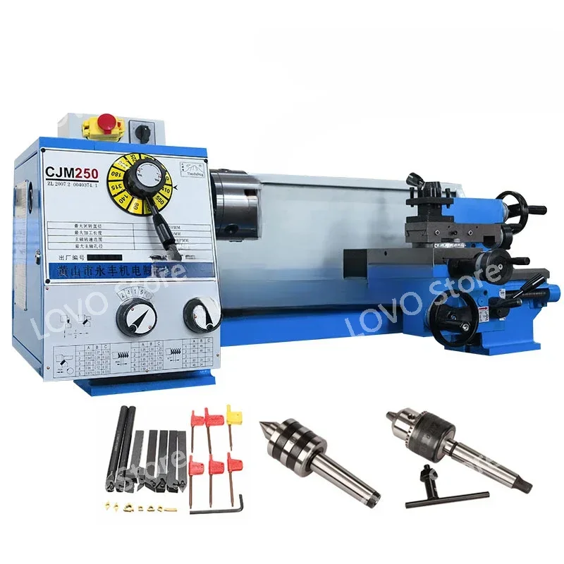 CJM250 Lathe Desktop Metal Processing  Small Home Multifunctional Woodworking  Precision Instrumentation