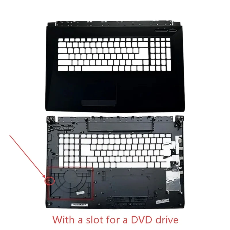 Screen Top Cover Bezel Palmrest Bottom Case ABCDShell Suitable for MSI GP72 GL72 GL72M GF72 GV72 MS-179B MS-1795-79-1799 MS-1793