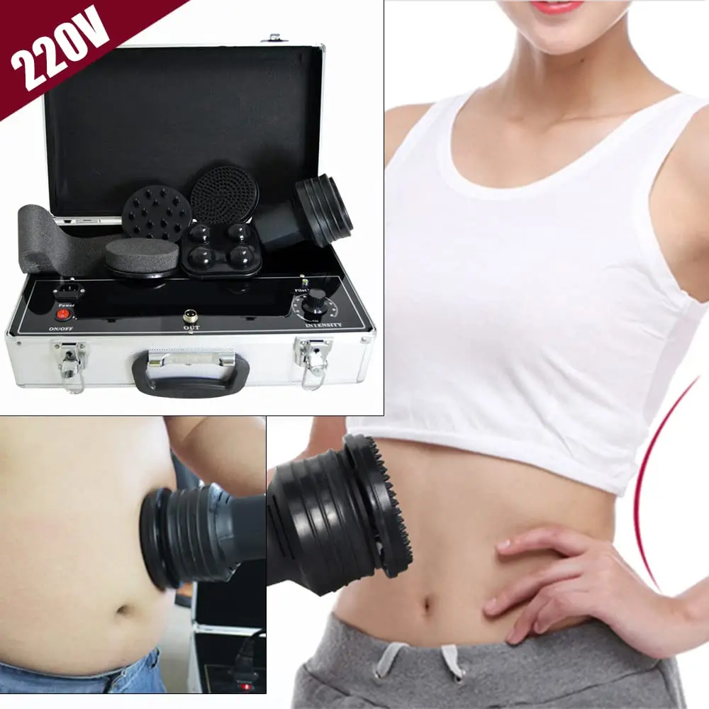 Anti Cellulite Massager Electric Hand Massager with 5 Interchangeable Accessories for Neck Shoulder Waist Abdomen Buttocks Legs