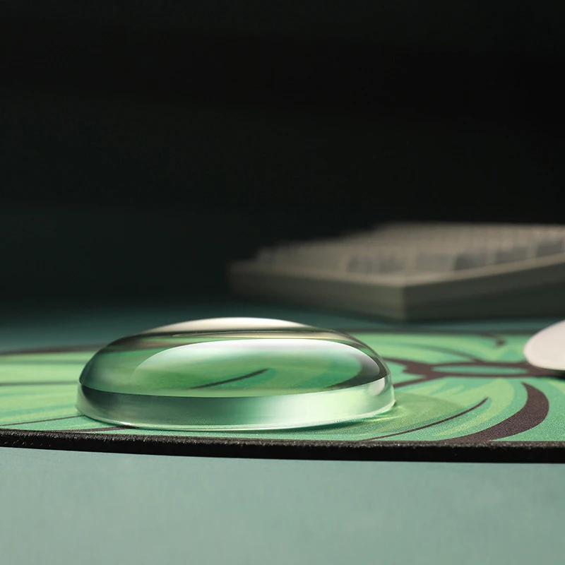 Transparent Teardrop Mouse Pad Wrist Guard Non Slip Protection Hand Support Desktop Wrist Rest Computer Laptop Arm Pad Silicone