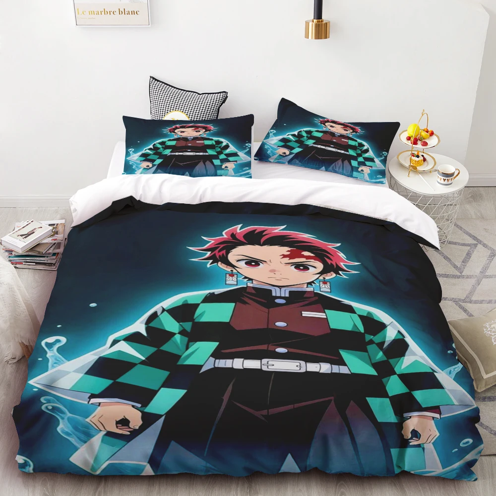 

Duvet Cover Demon Slayer Kimetsu No Yaiba Kamado Nezuko Bedding Set Duvet Covers Comforter Bedding Sets Bedclothes Home Decor