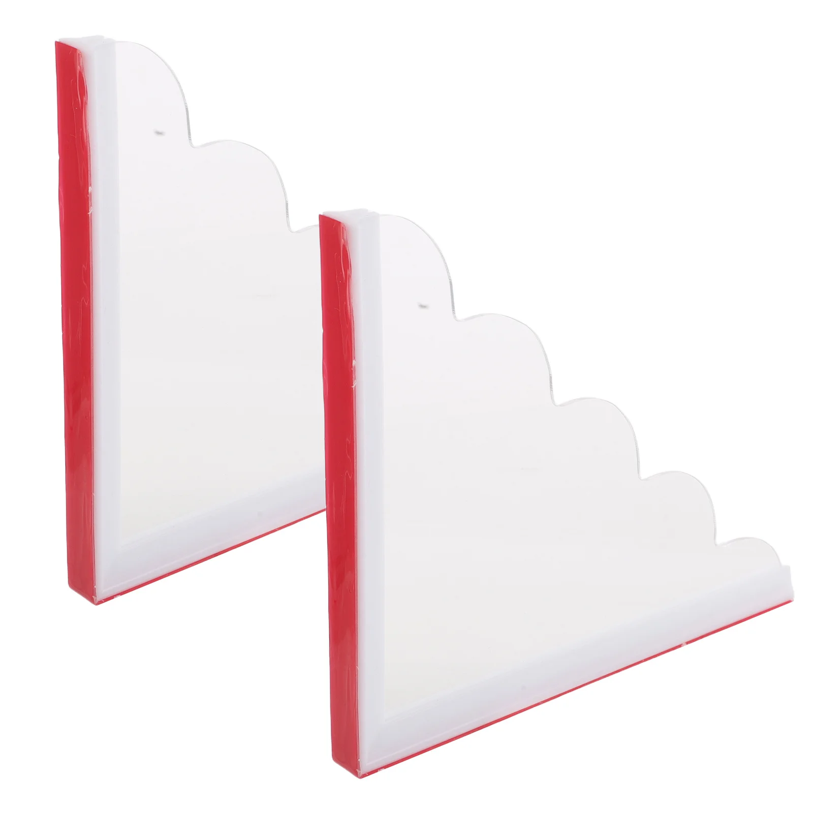 

2Pcs Clear Acrylic Bath Splash Guard 8.84x7.66 Inch Water Barrier Shower Tub Corner Protector Bath Splash Guard