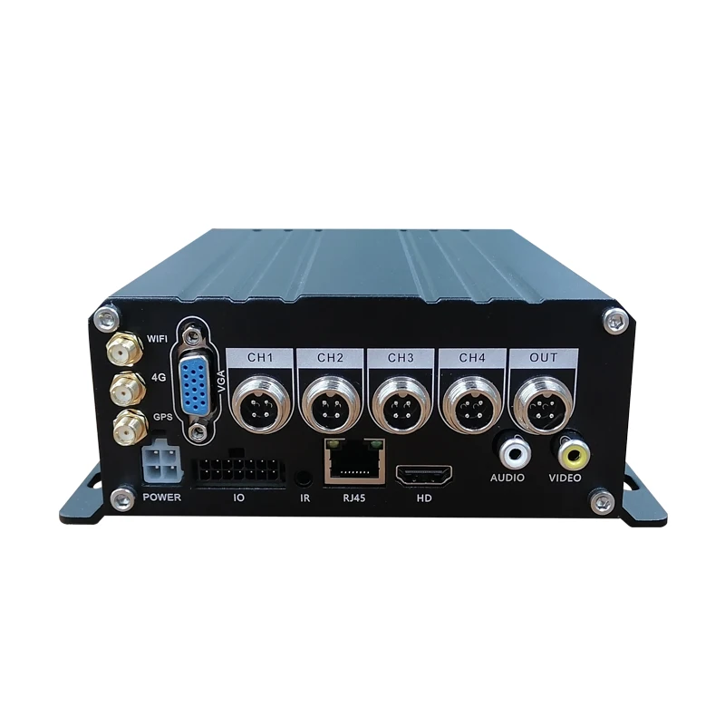 

Мобильный видеорегистратор TVT ST9804-H AHD 1080p H.264 на 4 канала с Wi-Fi/4G, HDD-накопителем и ночным видением