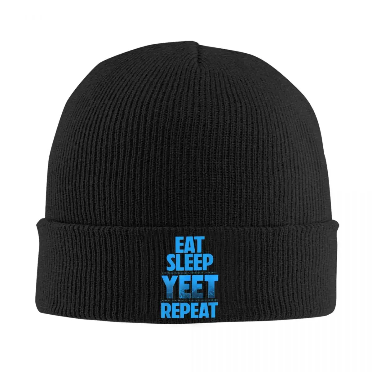 Eat Sleep Yeet Repeat Vintage Jey Uso Yeet Knitted Hat Beanies Autumn Winter Hats Warm Fashion Caps for Men Women