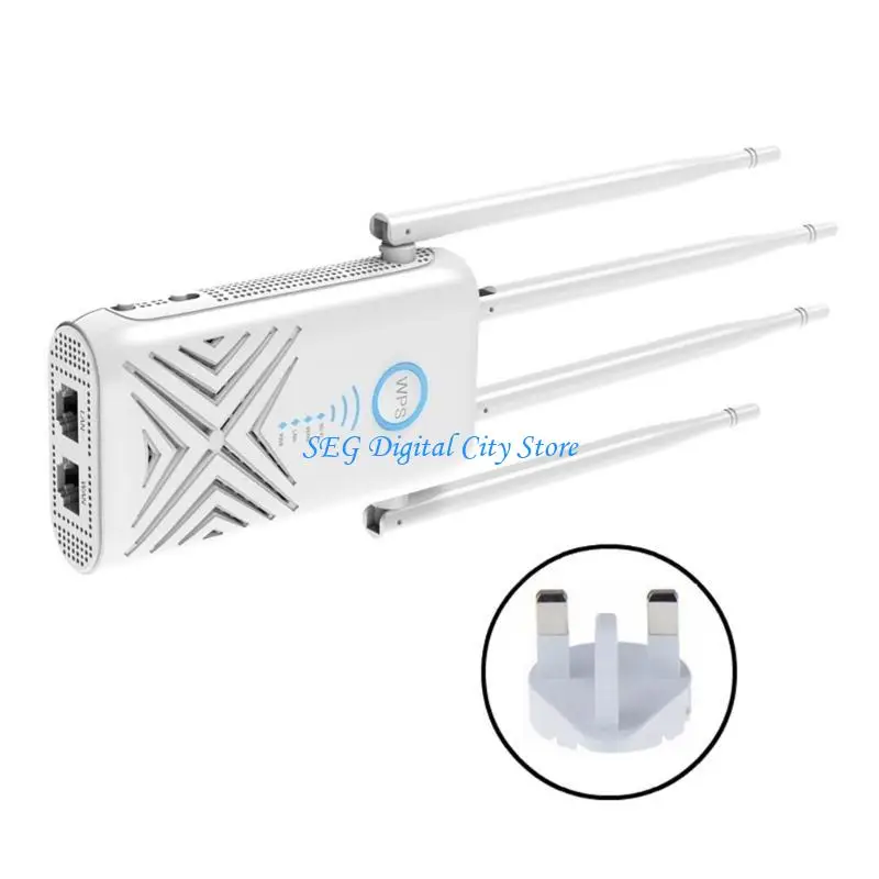 U75B 2.4GHZ 5GHZ نطاقات مزدوجة 1200Mbps موسعات مكرر إشارة معززات واي فاي توسيع تغطية واي فاي 4 هوائي خارجي #3