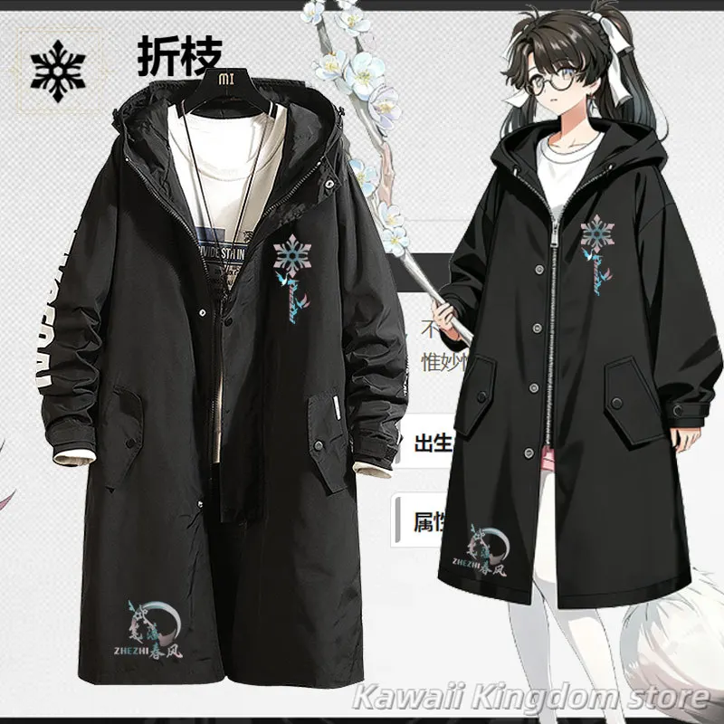 

Wuthering Waves Zhezhi Cosplay Costume Long Trench Coat Jacket Autumn Winter Fashion Casual Cool Unisex Windbreaker